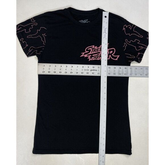 Street Fighter Regret Nothing Graphic T-shirt Men Small Black Short Sleeve - Picture 6 of 6
